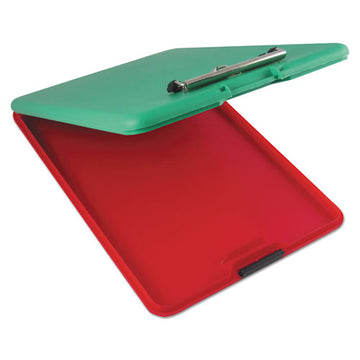 Saunders Slimmate Show2know Safety Organizer, 0.5" Clip Capacity, Holds 8.5 X 114 Sheets, Red-green freeshipping - TVN Wholesale